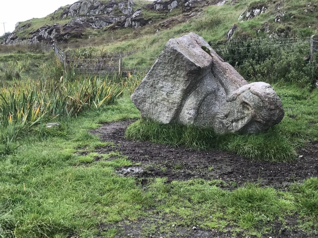 Fallen Christ by Ronald Rae on Iona