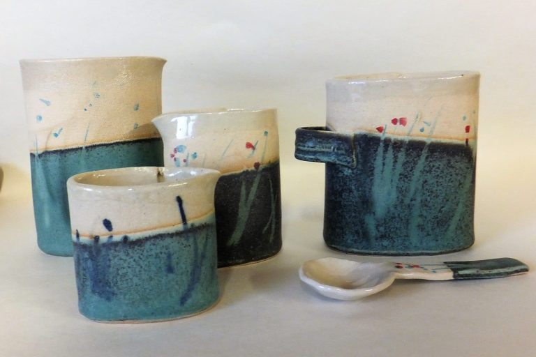 Julie Ward Ceramics Shoreline jugs and vessels