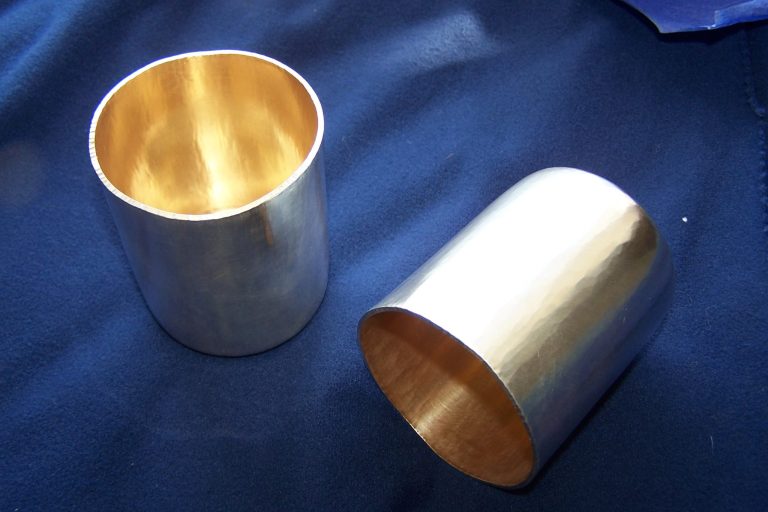 Wine goblets, silver and gilding- Silversmithing Workshop